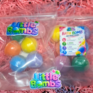 Little Bombs Rainbow Gift Set (6 x 45g Bath Bombs)