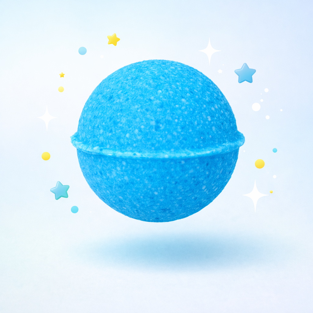 Blue 45g Round Bath Bomb
