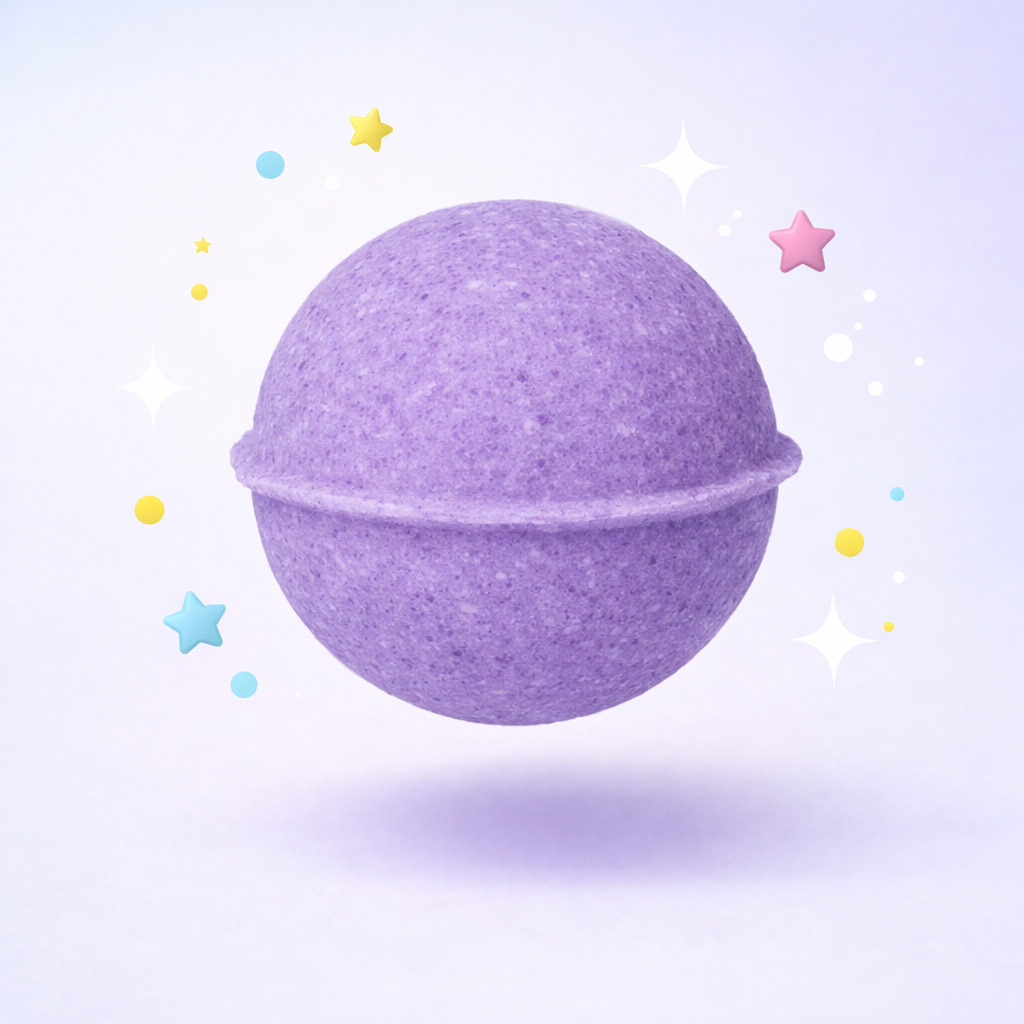 Purple 45g Round Bath Bomb